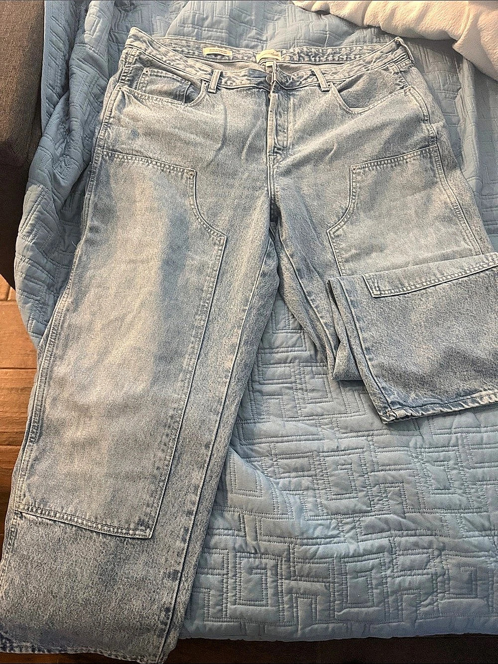 Universal Thread Mid-Rise Boyfriend Jean Relaxed Blue 17R
